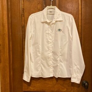Cutter & Buck White Blouse with Logo